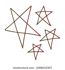 Stars Gradient Art Vector Design