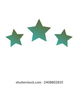 Diseño de vectores de arte gradiente de estrellas