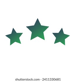 Diseño de vectores de arte gradiente de estrellas