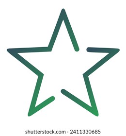 Diseño de vectores de arte gradiente de estrellas