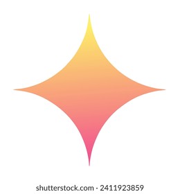 Diseño de vectores de arte gradiente de estrellas