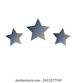 Diseño de vectores de arte gradiente de estrellas