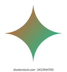 Diseño de vectores de arte gradiente de estrellas