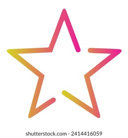 Diseño de vectores de arte gradiente de estrellas
