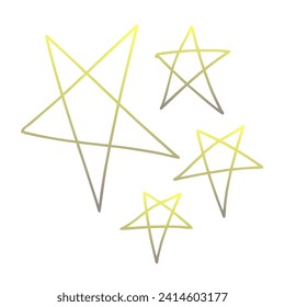 Stars Gradient Art Vector Design