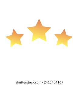 Stars Gradient Art Vector Design