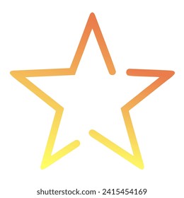 Diseño de vectores de arte gradiente de estrellas