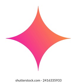 Diseño de vectores de arte gradiente de estrellas