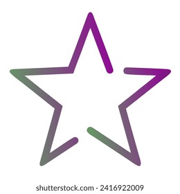 Diseño de vectores de arte gradiente de estrellas