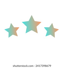 Stars Gradient Art Vector Design