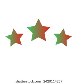 Stars Gradient Art Vector Design
