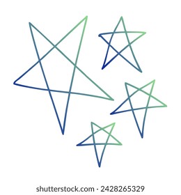 Sterne Gradient Art Vector Design