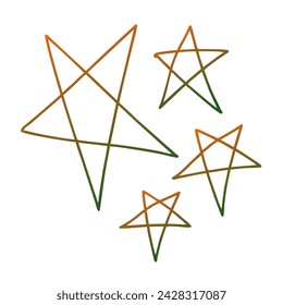 Sterne Gradient Art Vector Design