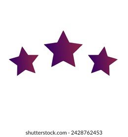 Stars Gradient Art Vector Design