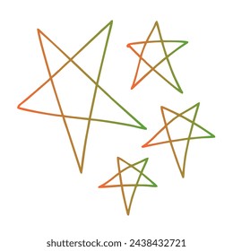 Sterne Gradient Art Vector Design