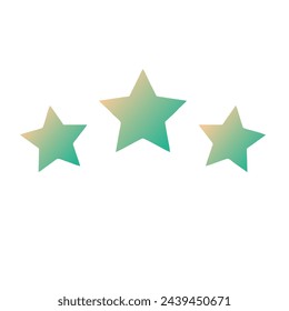 Stars Gradient Art Vector Design