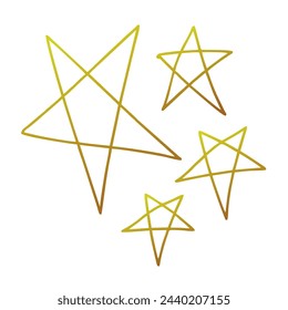 Stars Gradient Art Vector Design
