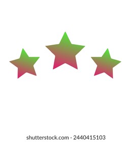 Stars Gradient Art Vector Design