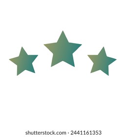 Stars Gradient Art Vector Design