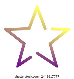 Stars Gradient Art Vector Design