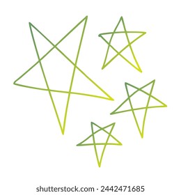 Estrellas Gradiente Arte Diseño vectorial
