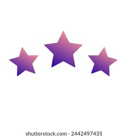 Sterne Gradient Art Vector Design