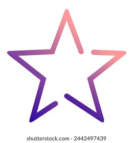 Stars Gradient Art Vector Design