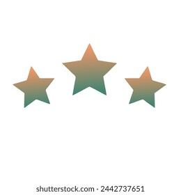 Stars Gradient Art Vector Design