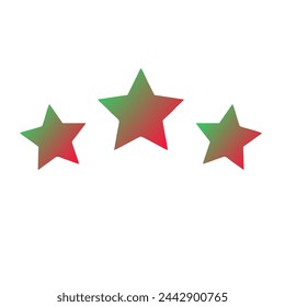 Stars Gradient Art Vector Design