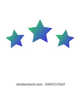 Stars Gradient Art Vector Design
