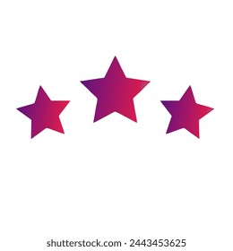 Estrellas Gradiente Arte Diseño vectorial