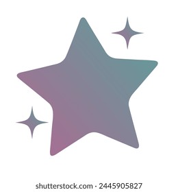 Stars Gradient Art Vector Design