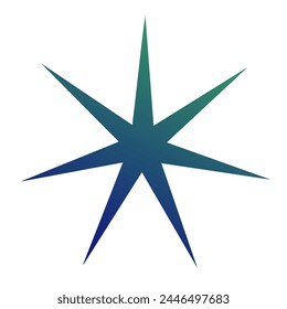 Estrellas Gradiente Arte Diseño de Vector