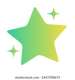 Estrellas Gradiente Arte Diseño de Vector