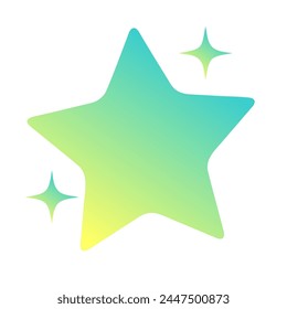 Stars Gradient Art Vector Design