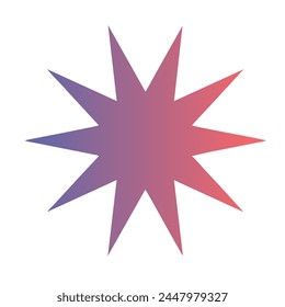 Estrellas Gradiente Arte Diseño de Vector