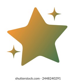 Estrellas Gradiente Arte Diseño de Vector