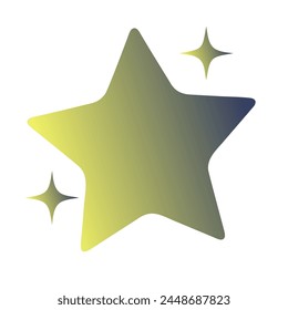 Stars Gradient Art Vector Design