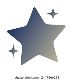 Estrellas Gradiente Arte Diseño de Vector