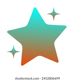 Sterne Gradient Art Vektorgrafik Design