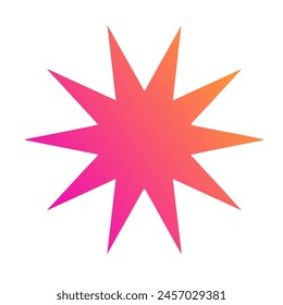 Stars Gradient Art Vector Design