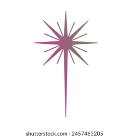 Estrellas Gradiente Arte Diseño de Vector