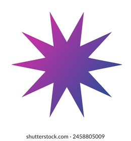 Stars Gradient Art Vector Design