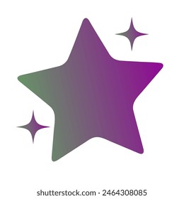 Stars Gradient Art Vector Design