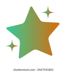 Stars Gradient Art Vector Design