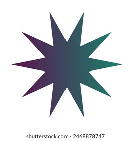 Stars Gradient Art Vector Design