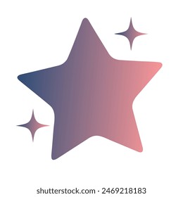 Stars Gradient Art Vector Design
