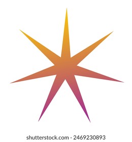Estrellas Gradiente Arte Diseño de Vector