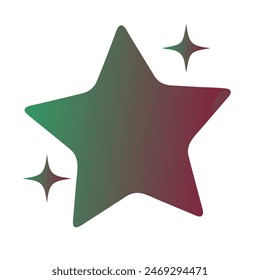 Estrellas Gradiente Arte Diseño de Vector