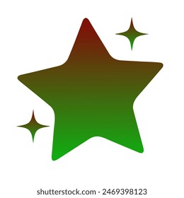 Estrellas Gradiente Arte Diseño de Vector